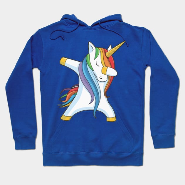 Dabbing Unicorn 2 Hoodie by amnelei